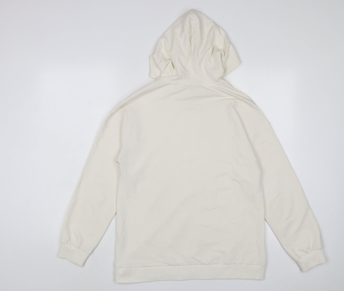 Anna Field Womens Ivory Polyester Pullover Hoodie Size S Pullover