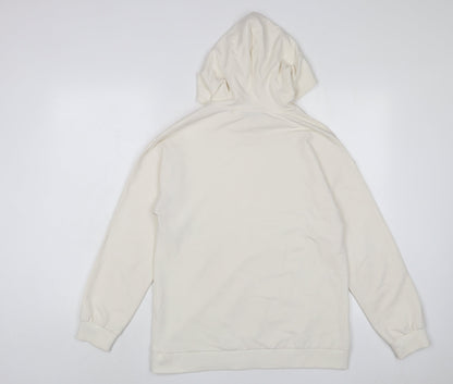 Anna Field Womens Ivory Polyester Pullover Hoodie Size S Pullover