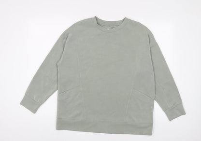 Hinch Womens Green Solid Polyester Top Pyjama Top Size 8 - 8/10