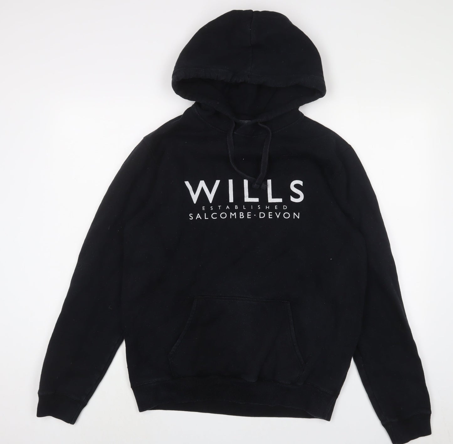 Mens UK Size S Jack Wills Black Pullover Hoodie