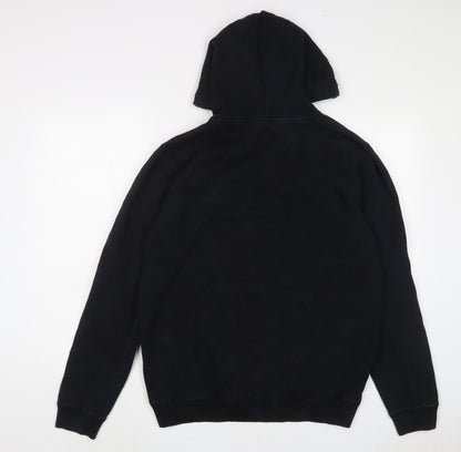 Mens UK Size S Jack Wills Black Pullover Hoodie