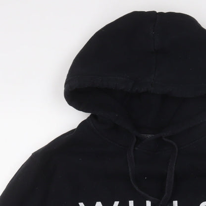 Mens UK Size S Jack Wills Black Pullover Hoodie