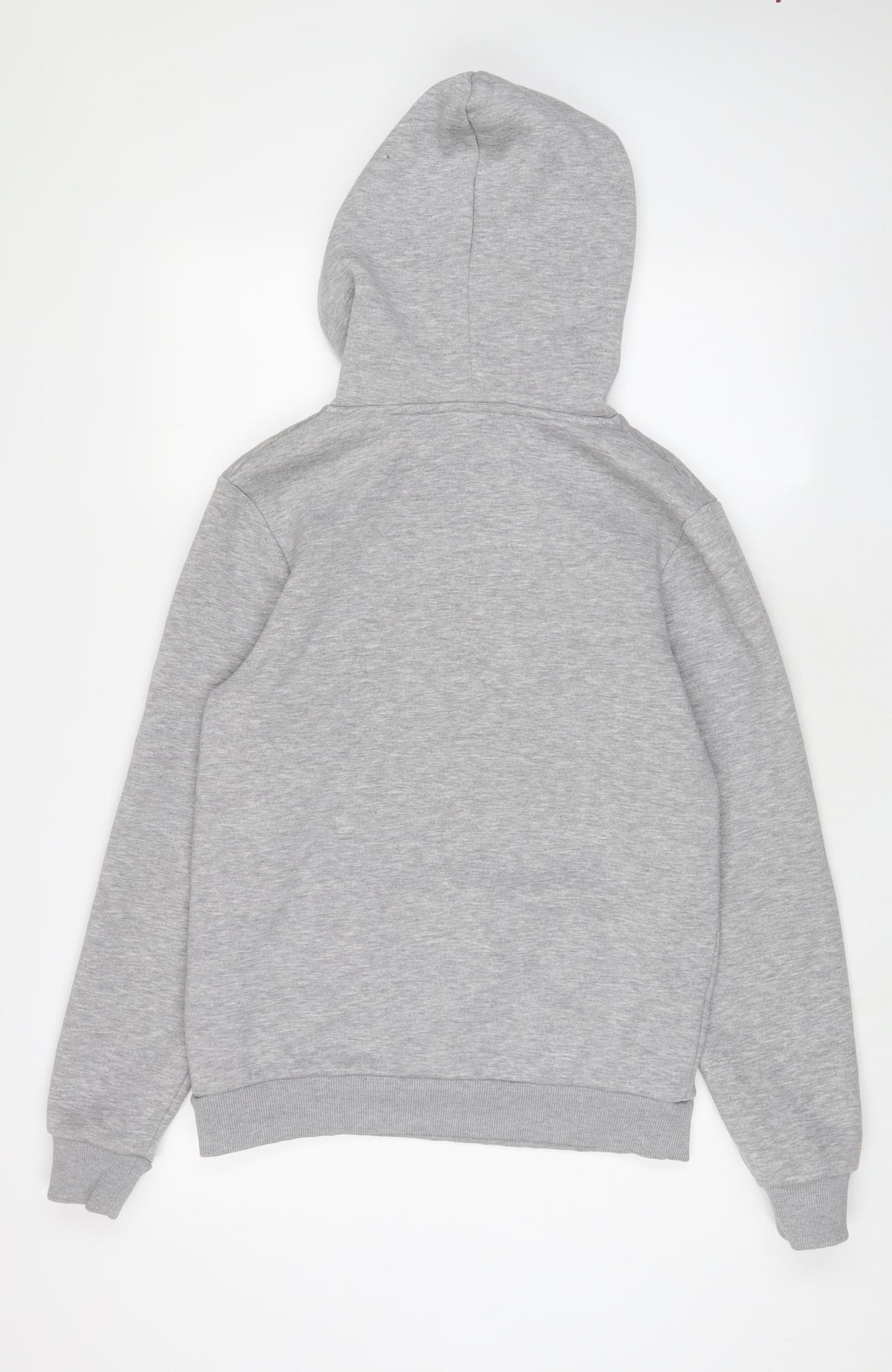 Hype Womens Grey Cotton Pullover Hoodie Size 8 Pullover