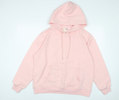 Womens UK Size L Disney Pink Pullover Hoodie