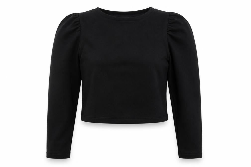 Womens UK Size S Pull&Bear Black Pullover Sweatshirt