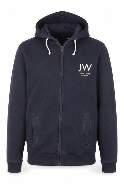 Mens UK Size M Jack Wills Blue Full Zip Hoodie