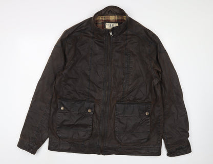 Mens UK Size L Trait Brown Jacket