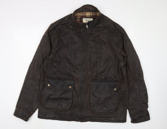 Mens UK Size L Trait Brown Jacket