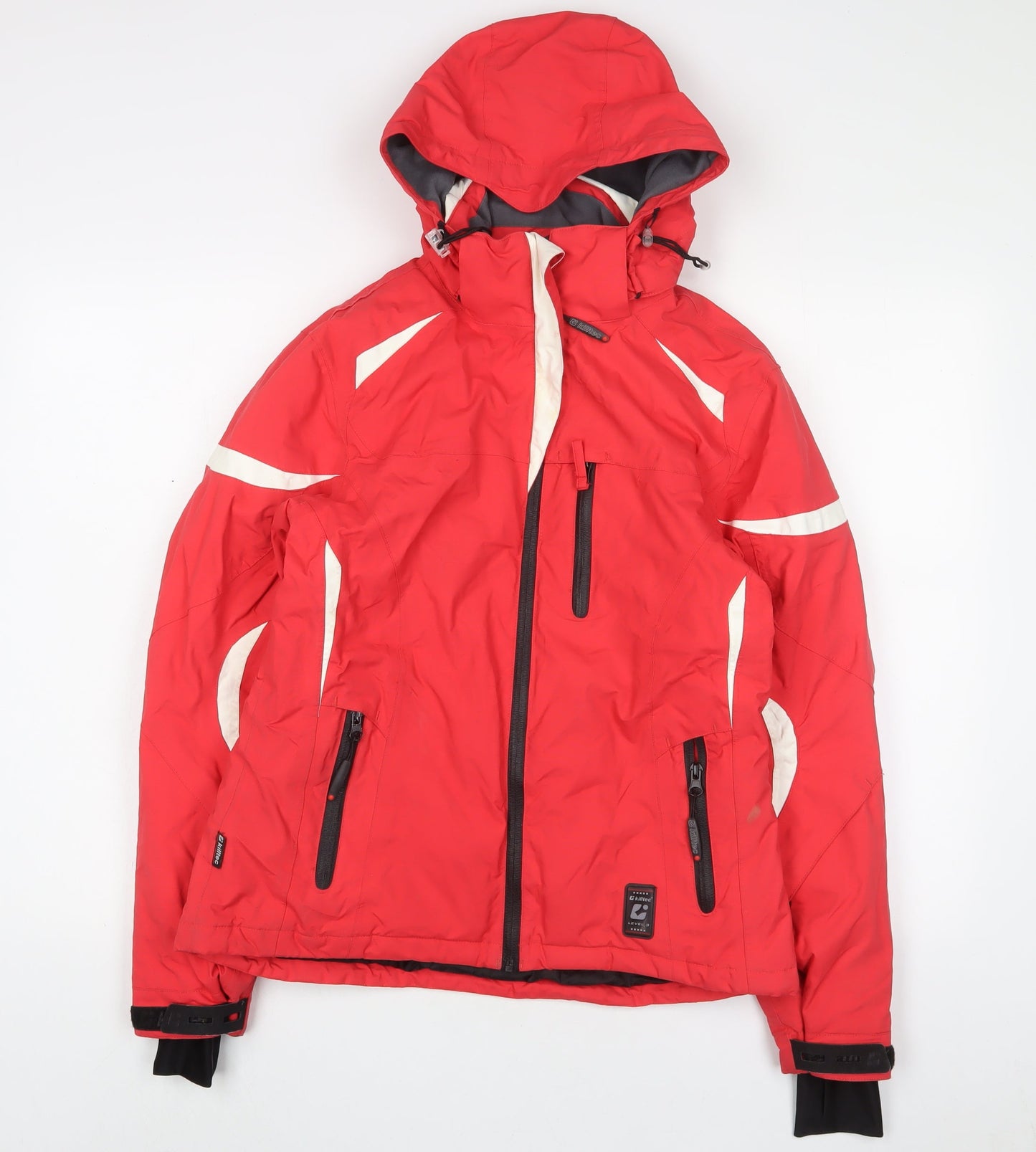Killtec Womens Red Jacket Coat Size 10 Zip