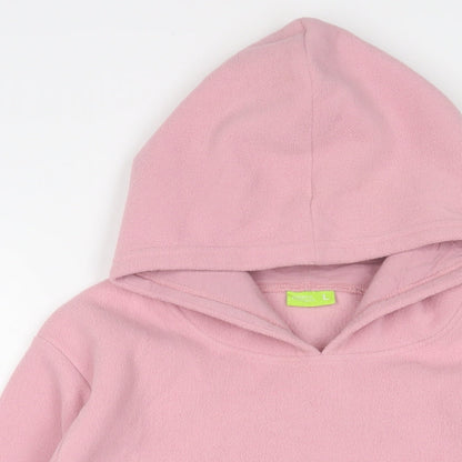 Yorkshire Trading Womens Pink Polyester Pullover Hoodie Size L Pullover