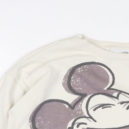 Womens UK Size S Disney Ivory Pullover Sweatshirt