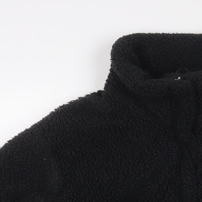 H&M Womens Black Jacket Size M Zip