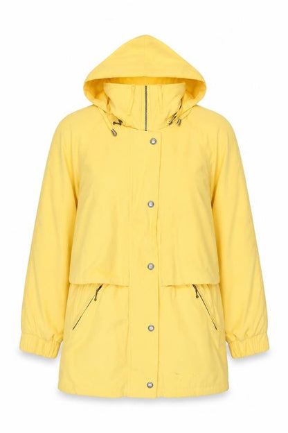 Cloud Nine Womens Yellow Jacket Coat Size S Zip