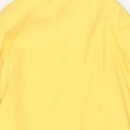 Cloud Nine Womens Yellow Jacket Coat Size S Zip
