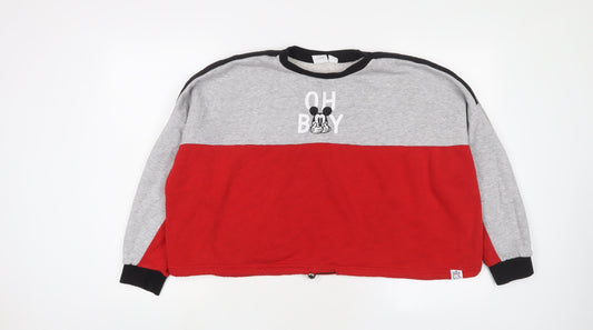 Womens UK Size M Disney Red Pullover Sweatshirt