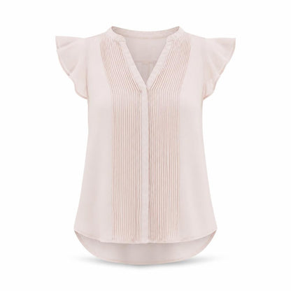 Womens UK Size 6 H&M Pink Basic Button-Up
