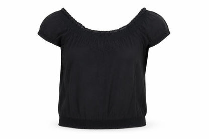 Womens UK Size 10 H&M Black Basic T-Shirt