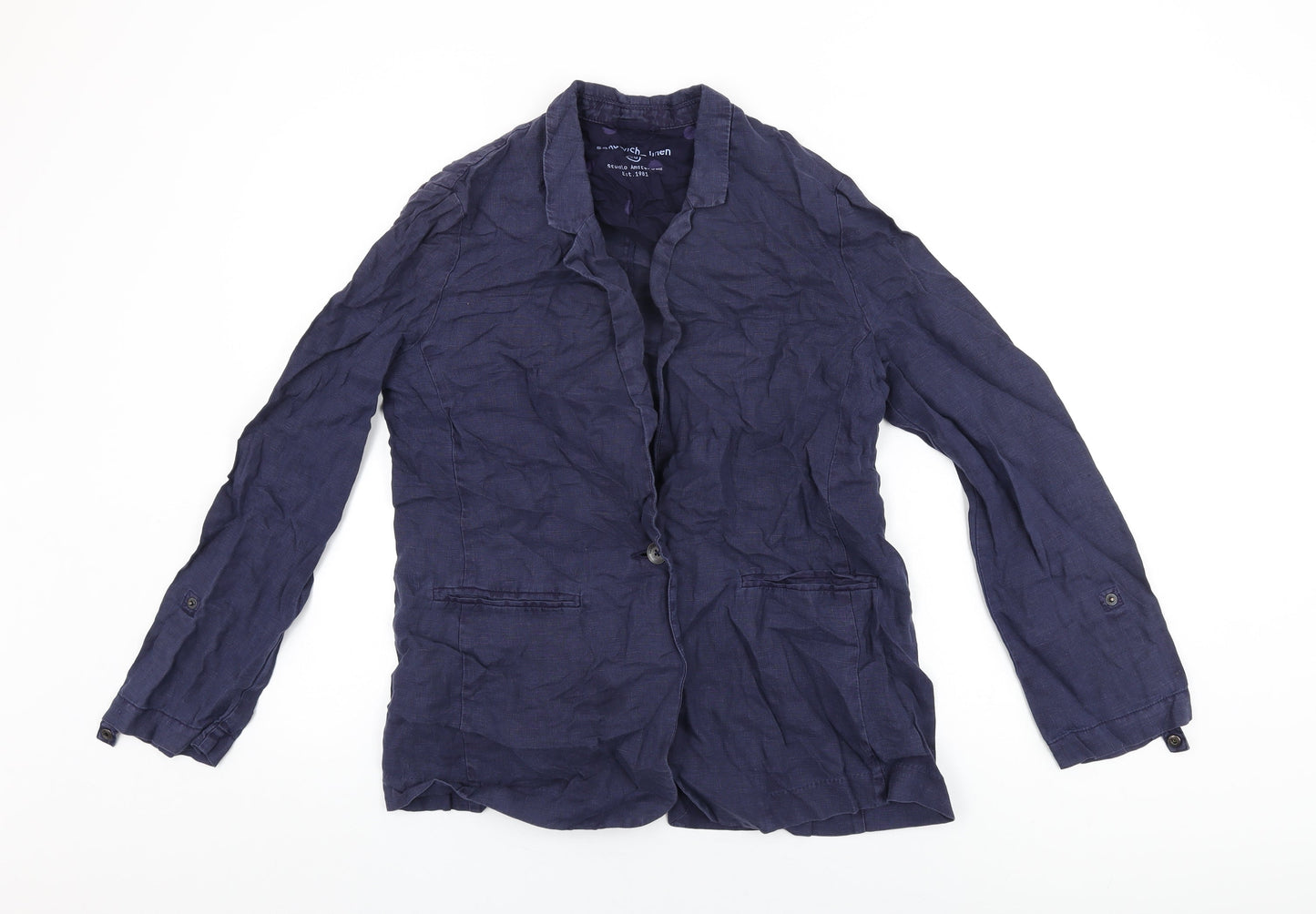 Womens UK Size 12 Sandwich Blue Jacket