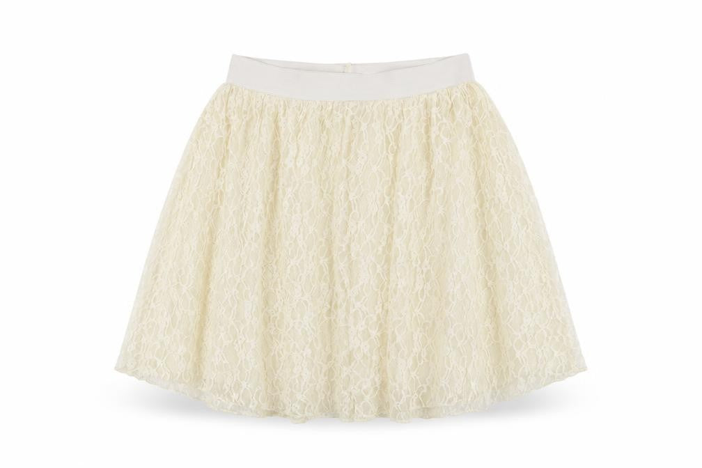 Womens UK Size 10 Louche Skater Lace Skirt