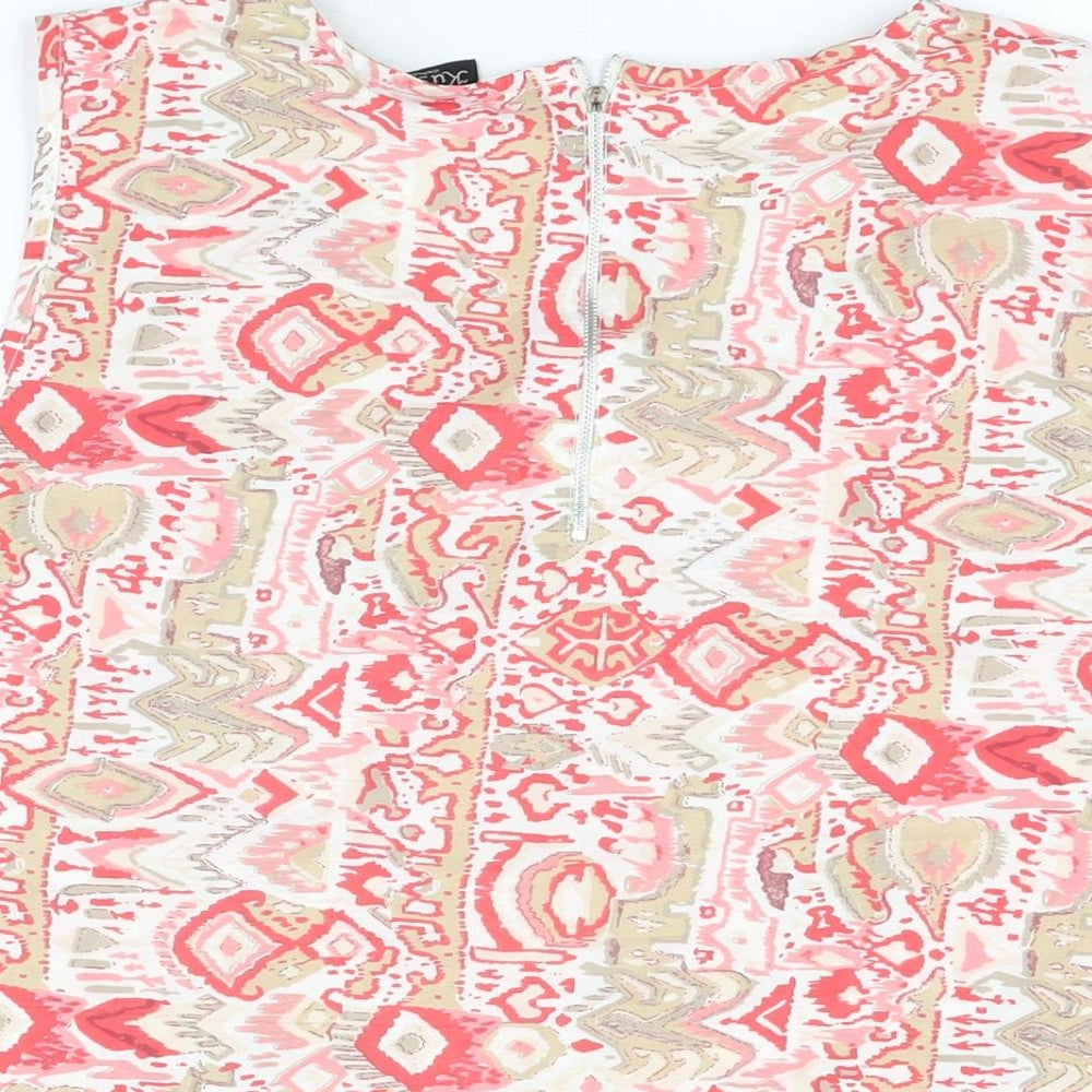 Womens UK Size 18 Kushi White Basic T-Shirt