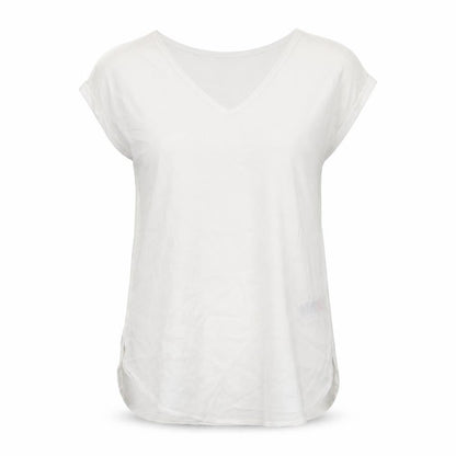 Womens UK Size 10 New Look White Basic T-Shirt