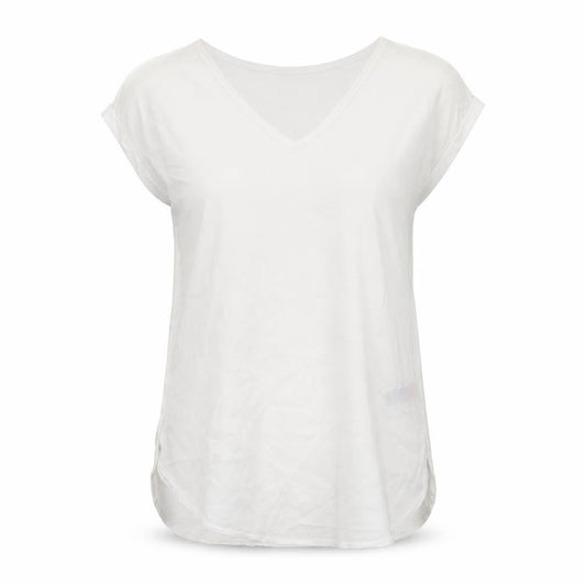 Womens UK Size 10 New Look White Basic T-Shirt
