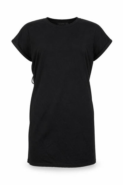 Boohoo Womens Black Viscose Shift Size 12 Round Neck Pullover