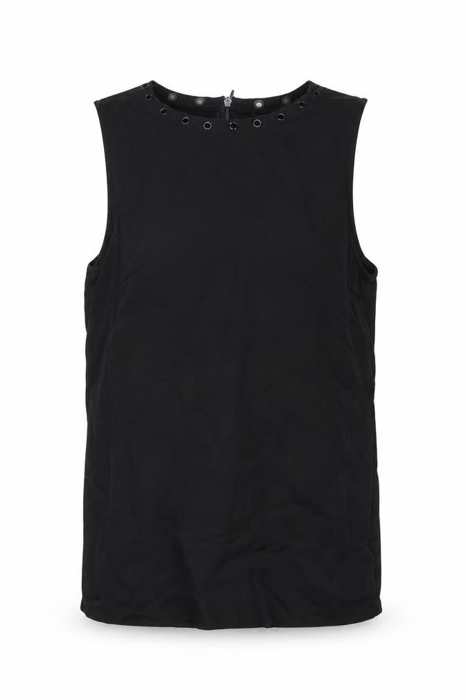 Womens UK Size 10 New Look Black Basic T-Shirt