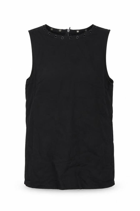 Womens UK Size 10 New Look Black Basic T-Shirt