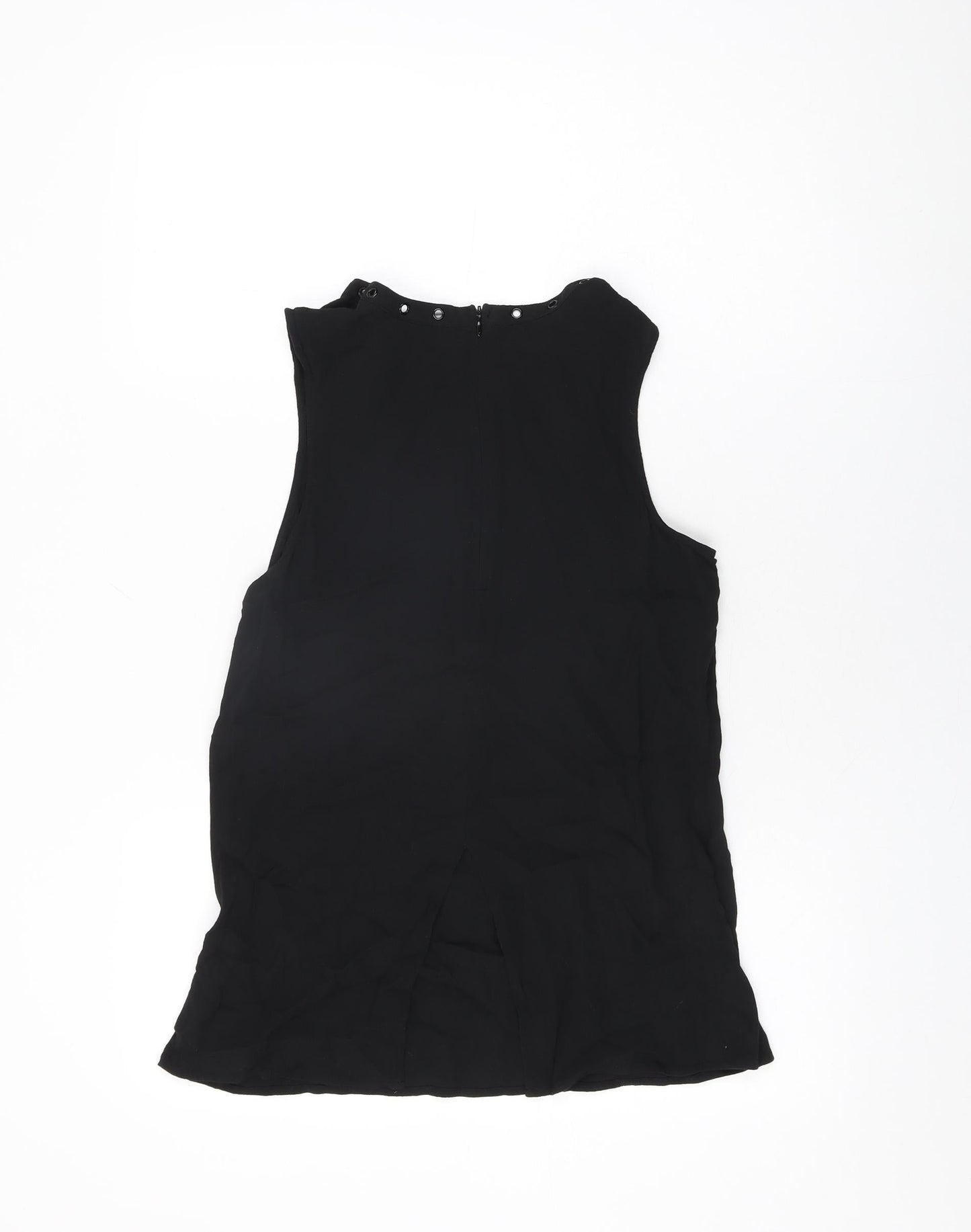 Womens UK Size 10 New Look Black Basic T-Shirt