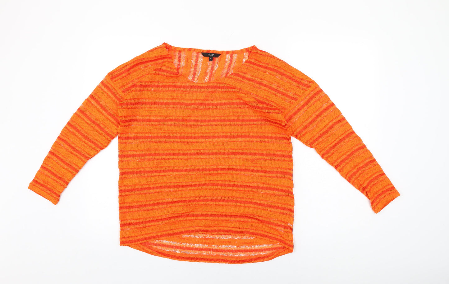 Womens UK Size 10 NEXT Orange Basic T-Shirt