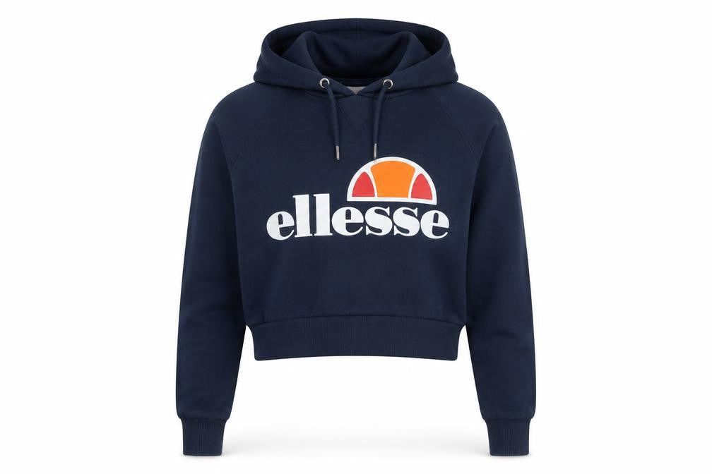 Ellesse Womens Blue Cotton Pullover Hoodie Size 10 - Ellesse