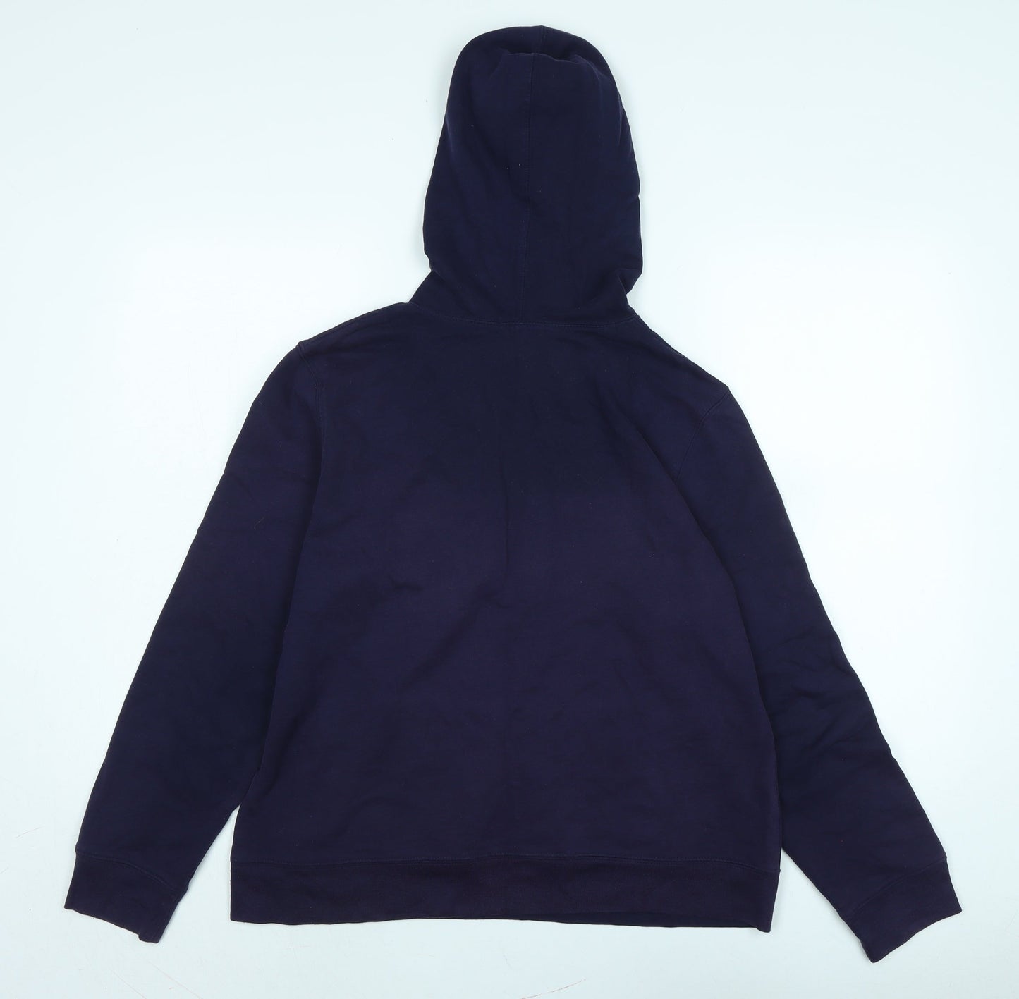 Gap Womens Blue Cotton Pullover Hoodie Size L - Gap