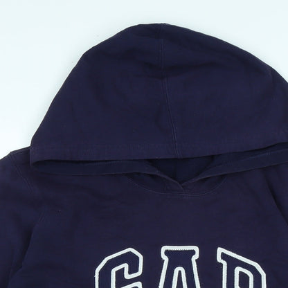 Gap Womens Blue Cotton Pullover Hoodie Size L - Gap