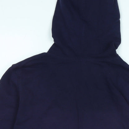 Gap Womens Blue Cotton Pullover Hoodie Size L - Gap