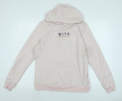 Womens UK Size M Decathalon Pink Pullover Hoodie