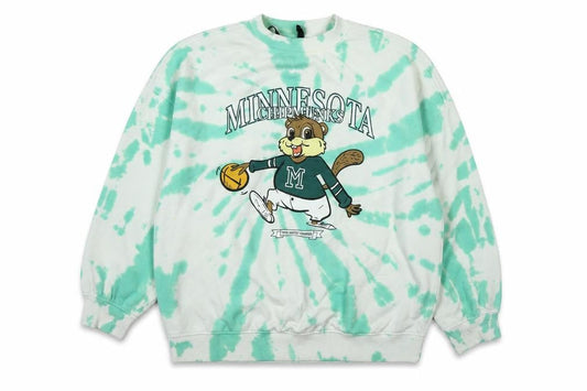Womens UK Size M Divided Green Pullover Sweatshirt