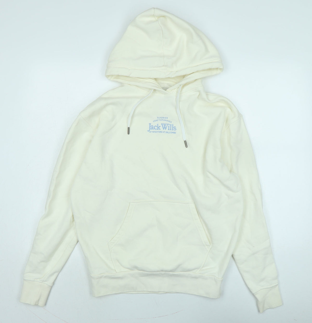 Womens UK Size 6 Jack Wills Ivory Pullover Hoodie