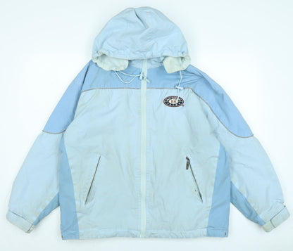 Blue Harbour Womens Blue Anorak Jacket Size XL Zip - Blue Harbour