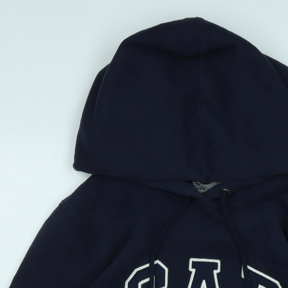 Gap Womens Blue Polyester Pullover Hoodie Size S - Gap
