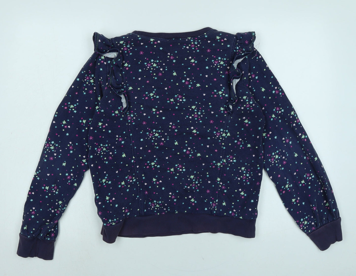 Womens UK Size L Lands End Blue Pullover Sweatshirt
