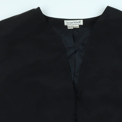 Susan Woolf Womens Black Jacket Size 14 - Susan Wolfe - Vintage