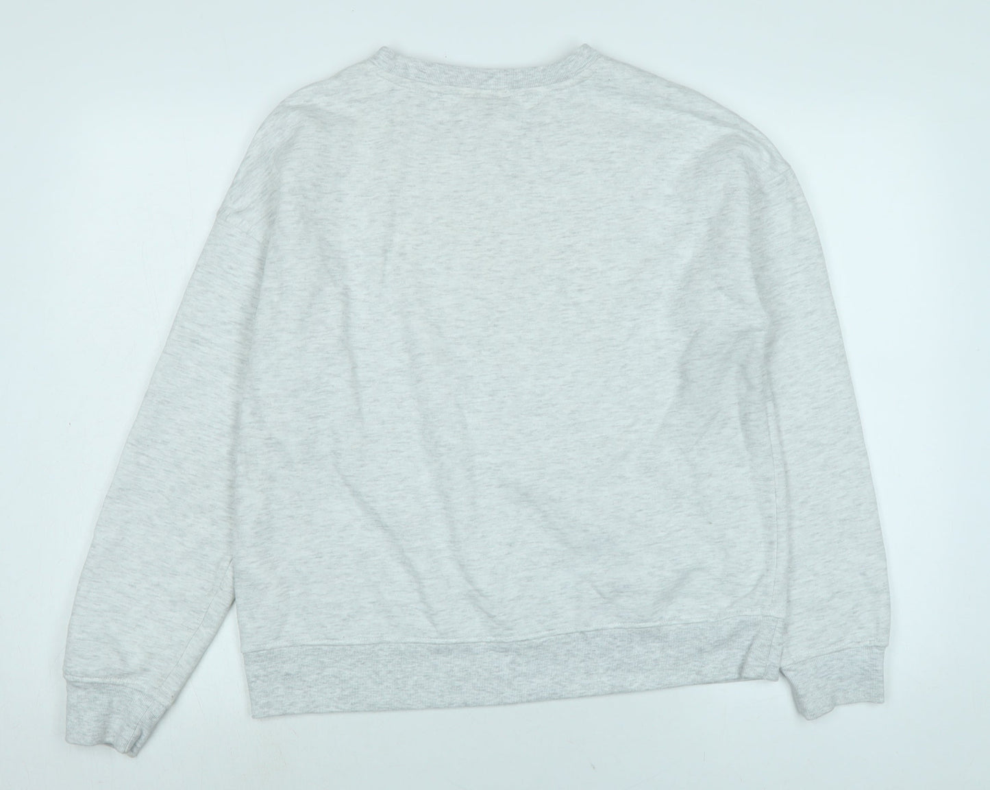 SPICE JAM Womens Grey Cotton Pullover Sweatshirt Size 12 - Spice Jam