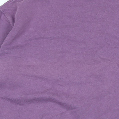 Cotton Traders Womens Purple Cotton Pullover Sweatshirt Size M - Cotton Traders