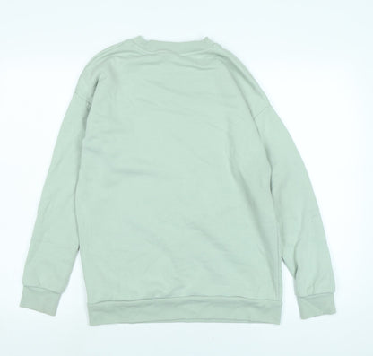Womens UK Size S Disney Green Pullover Sweatshirt