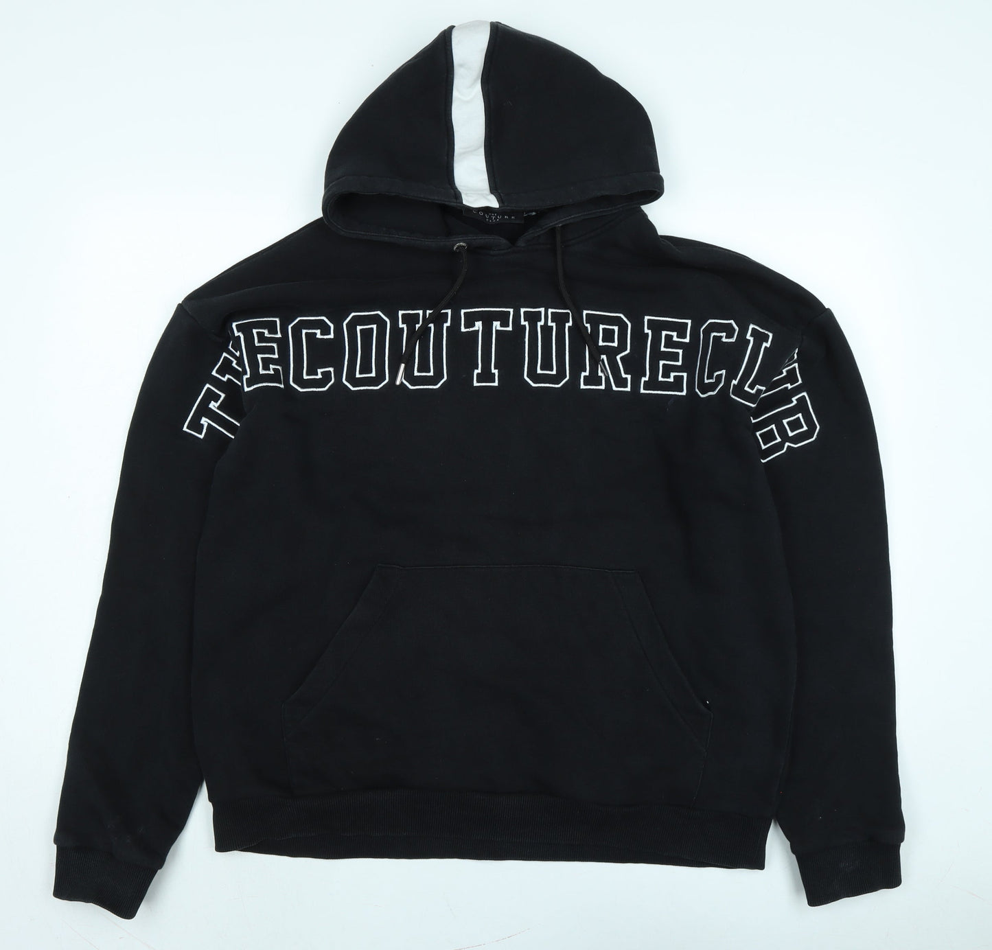 The Couture Club Mens Black Cotton Pullover Sweatshirt Size 2XL - The Couture Club