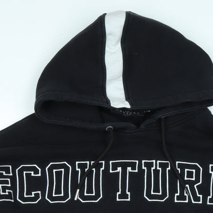 The Couture Club Mens Black Cotton Pullover Sweatshirt Size 2XL - The Couture Club