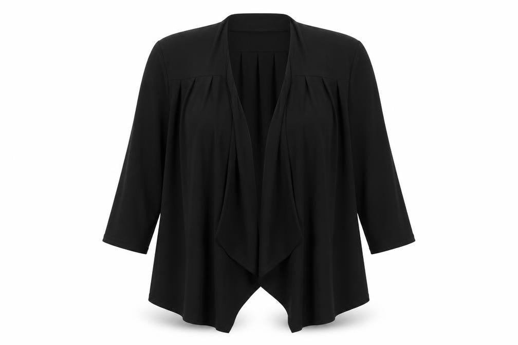 Saloos Womens Black Jacket Blazer Size XL