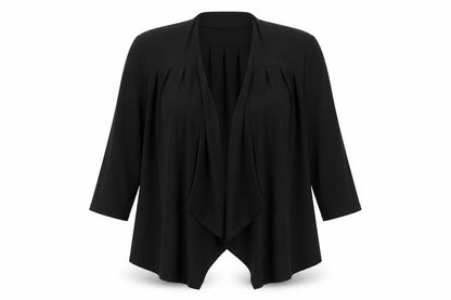 Saloos Womens Black Jacket Blazer Size XL