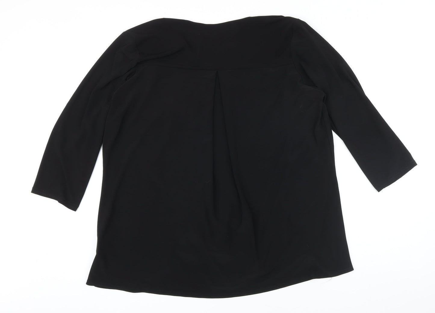 Saloos Womens Black Jacket Blazer Size XL